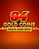 64 Gold Coins Hold and Win