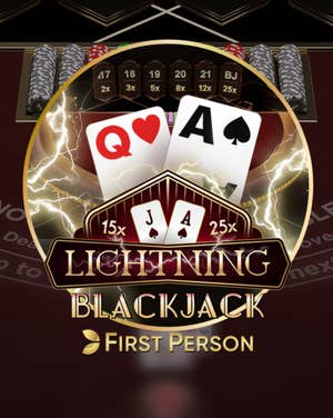 First Person Lightning Blackjack