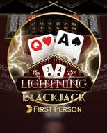 First Person Lightning Blackjack