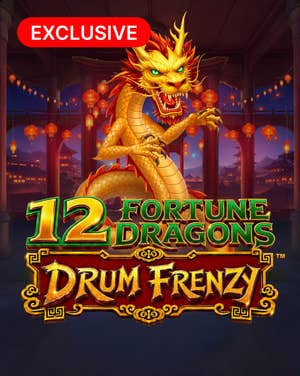 12 Fortune Dragons Drum Frenzy