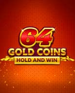 64 Gold Coins Hold and Win