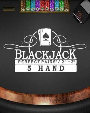 Perfect Pairs 21+3 Blackjack (5 Box)