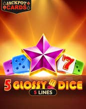 5 Glossy Dice