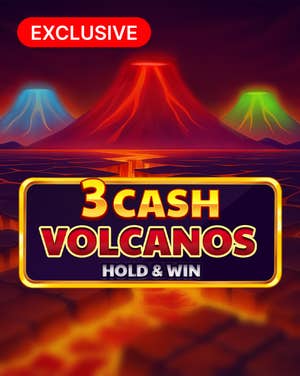 3 Cash Volcanos: Hold & Win