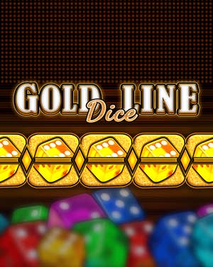 Gold Line Dice