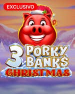 3 Porky Banks Hold and Win - Christmas