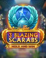 3 Blazing Scarabs Hold and Win