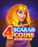4 Scarab Coins: Hold and Win