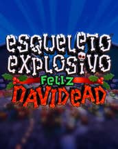Esqueleto Explosivo Feliz Navidead