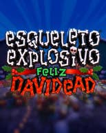Esqueleto Explosivo Feliz Navidead