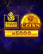 9 Coins Gold Burning Board